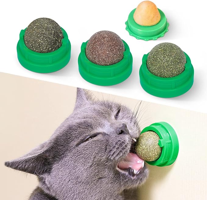 Potaroma Catnip Toys Balls 4 Pcs