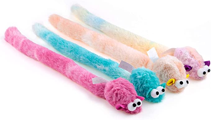 Chiwava 4 Packs 15 Inch Long Soft Plush Cat Toys