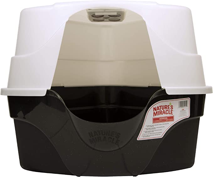 Nature’s Miracle Hooded Corner Litter Box