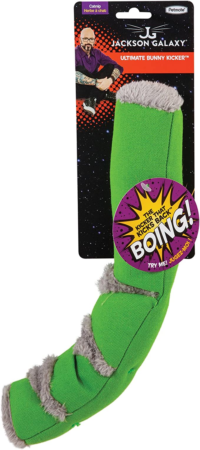 Jackson Galaxy Hunting Instincts Kicker Cat Toy with Catnip