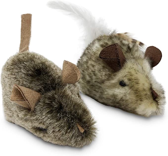 Our Pets Play-N-Squeak Twice The Mice Cat Toy