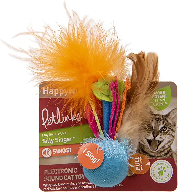 Petlinks HappyNip Silly Singer Electronic Sound Cat Toy