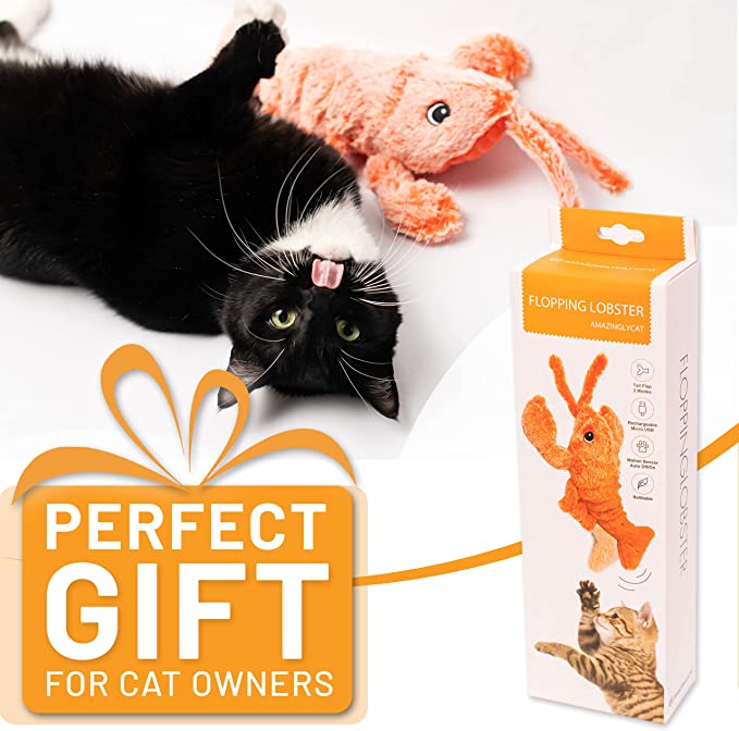 Flopping Lobster Toy for Indoor Cats