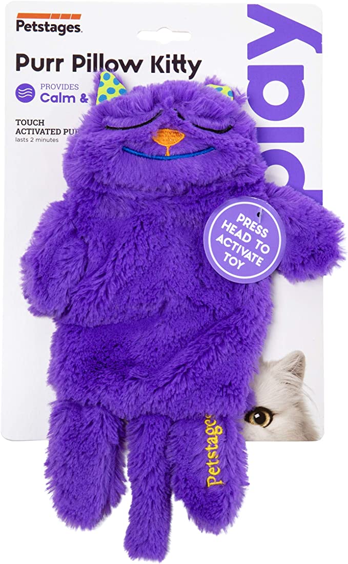 Petstages Purr Pillow Kitty Soothing Plush Cat Toy
