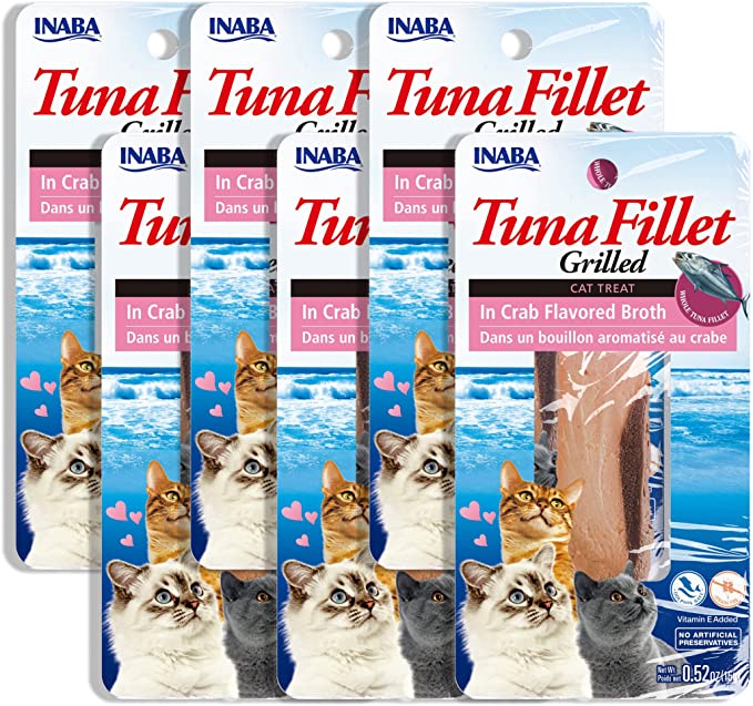 INABA Natural, Premium Hand-Cut Grilled Tuna Fillet Cat Treats