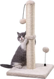 Cat Scratching Post Premium Basics Kitten Scratcher Sisal Scratch Posts with Hanging Ball 22in for Kittens or Smaller Cats (22 inches for Kitten, Beige)