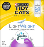 Purina Tidy Cats Low Dust, Multi Cat, Clumping Cat Litter, LightWeight Glade Clean Blossoms - 17 lb. Box