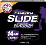 Arm Hammer SLIDE Platinum Multi-Cat Easy Clean-Up Clumping Cat Litter, 14 Days of Odor Control 18 lb