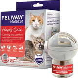 FELIWAY MultiCat Calming Pheromone Diffuser, 30 Day Starter Kit (48 mL)