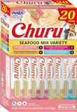 INABA Churu Cat Treats, Grain-Free, Lickable, Squeezable Creamy Purée Cat Treat