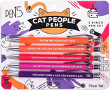 MilkToast Brands Funny Cat People Pens