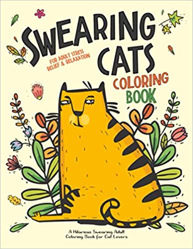 Swearing Cats: Coloring Book