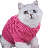 Cat Sweater Pet Knitted Sweaters for Cats