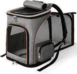 Lekesky Cat Carrier Backpack Expandable Airline Approved