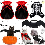 4 Pieces Halloween Pet Costumes Set