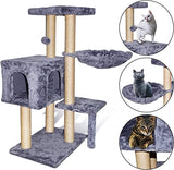 AIWIKIDE 002G Cat Tree has Scratching Toy with a Ball