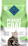 Blue Buffalo True Solutions Perfect Coat Natural Skin & Coat Care Adult Dry Cat Food, Salmon