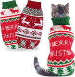 BWOGUE 2 Packs Cat Christmas Sweater