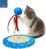 LovinPup Cat Toy with Scratching Pad and Ball