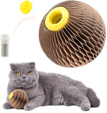 AREIIA Catnip Ball Toy for Cats Catnip Refillable Scratcher Ball