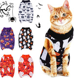 4 Pieces Halloween Cat Surgery Recovery Suit