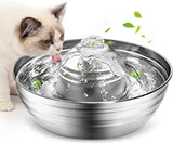 oneisall Cat Water Fountain Stainless Steel