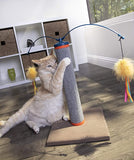 SmartyKat Scratch 'N Spin Carpet Scratching Post Cat Scratcher