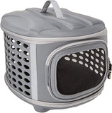 PET MAGASIN Hard Cover Collapsible Cat Carrier