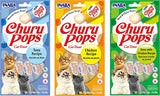 INABA Churu Pops Moist and Chewy Cat Treat 3 Flavor Variety Pack 12 Tubes